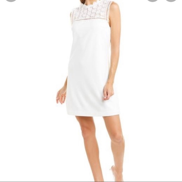 Betsy Johnson white sheath dress - Picture 1 of 4